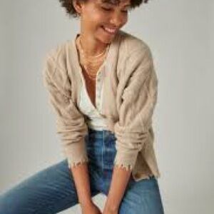 Lucky Brand Cable Cardigan